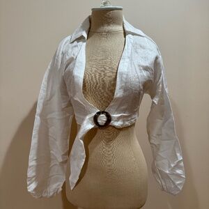 REVOLVE Linen Top - LIKE NEW